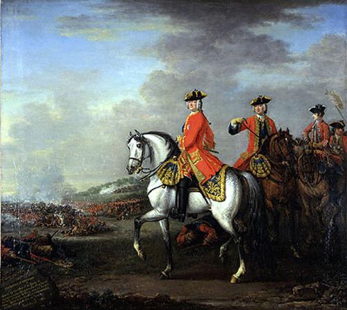John Wootton George II at Dettingen oil painting picture